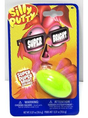 Crayola Silly Putty Super Bright Green Neon Color Kids Toy Stress Relief Fun NEW